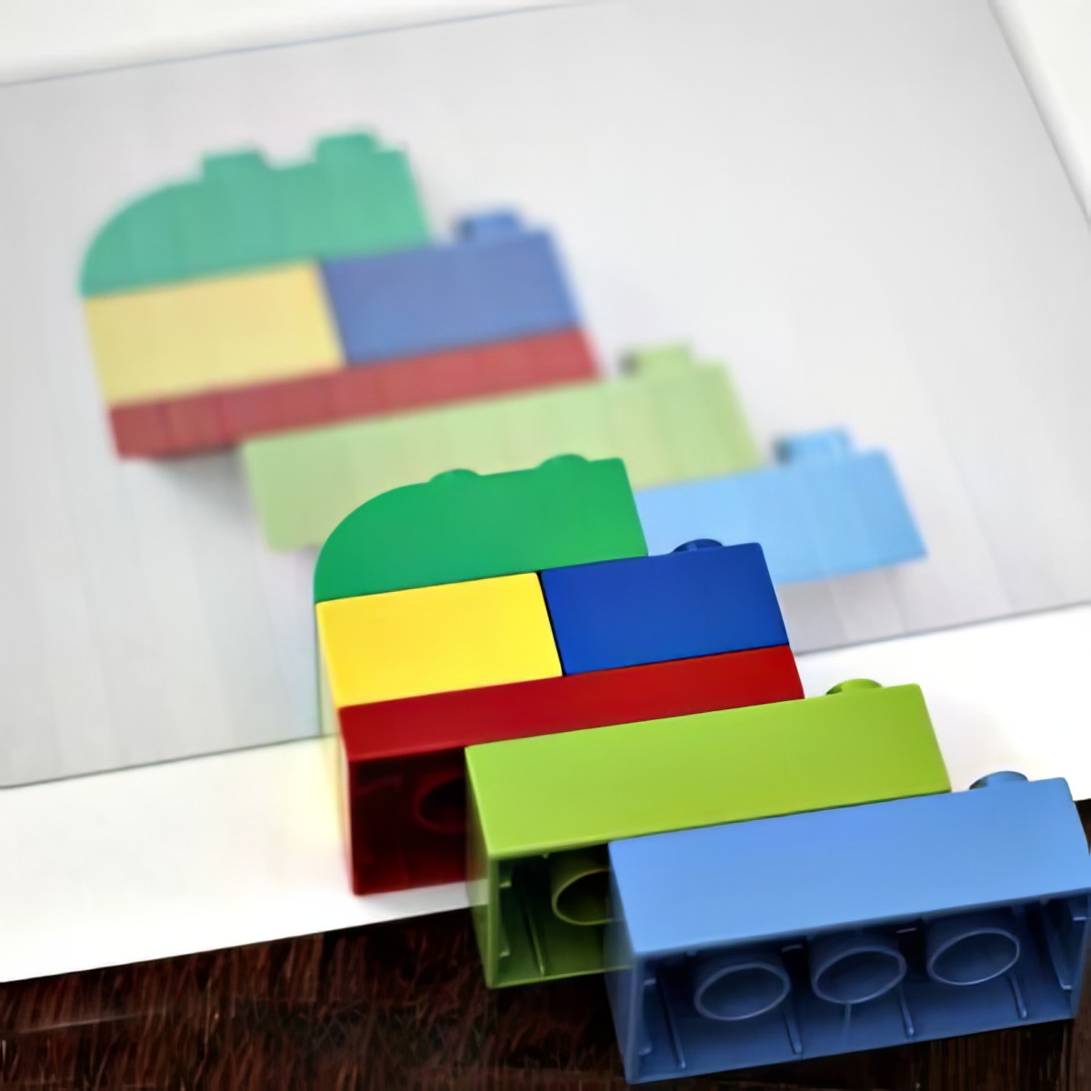 LEGO Instruction Book, Create your own LEGO puzzle book, creative lego puzzle