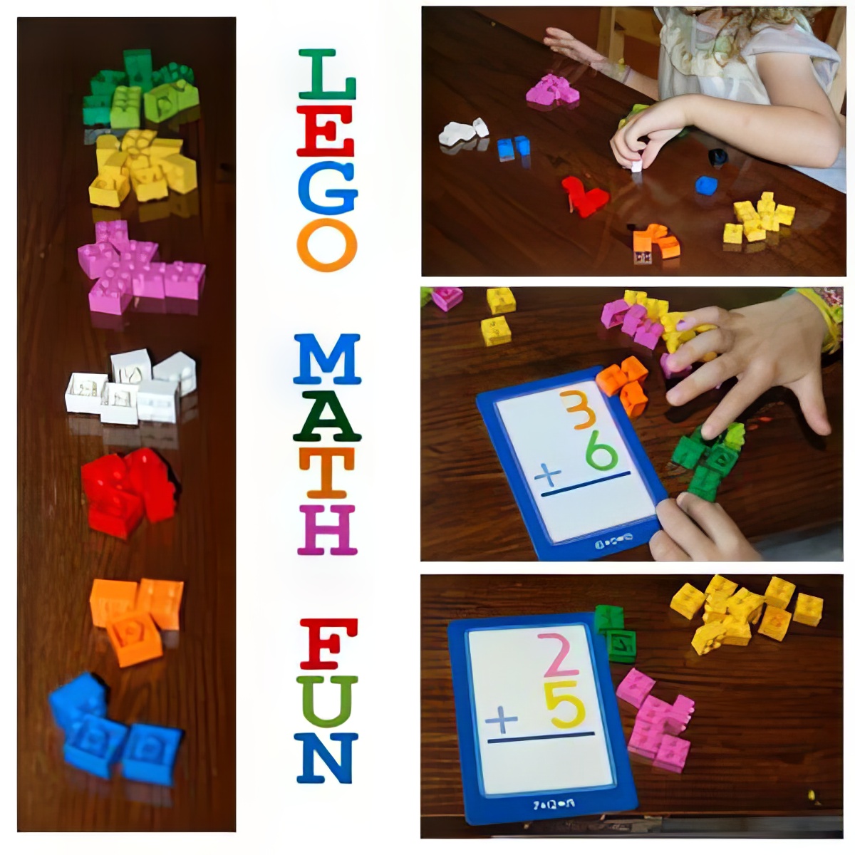 LEGO Math Fun, creative LEGO Math learning, colorful LEGO Math