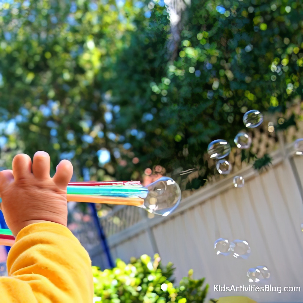 bubble shooter using straws and scissors for kids busy afternoon crafts
