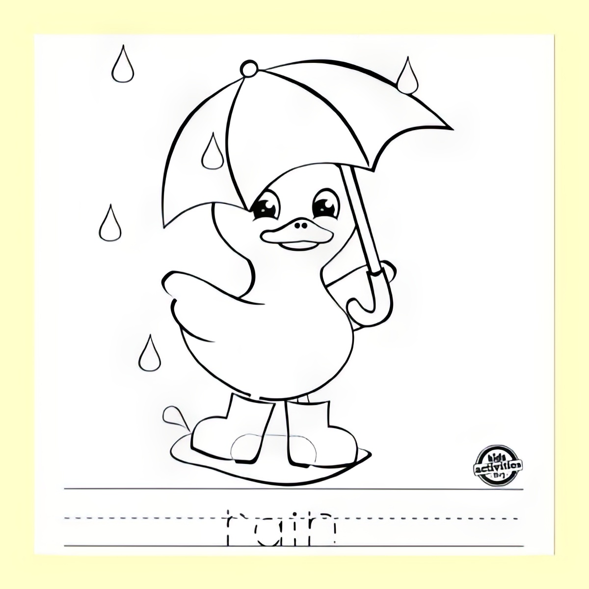 coloring pages, weather coloring pages, printables, weather lessons for young kids