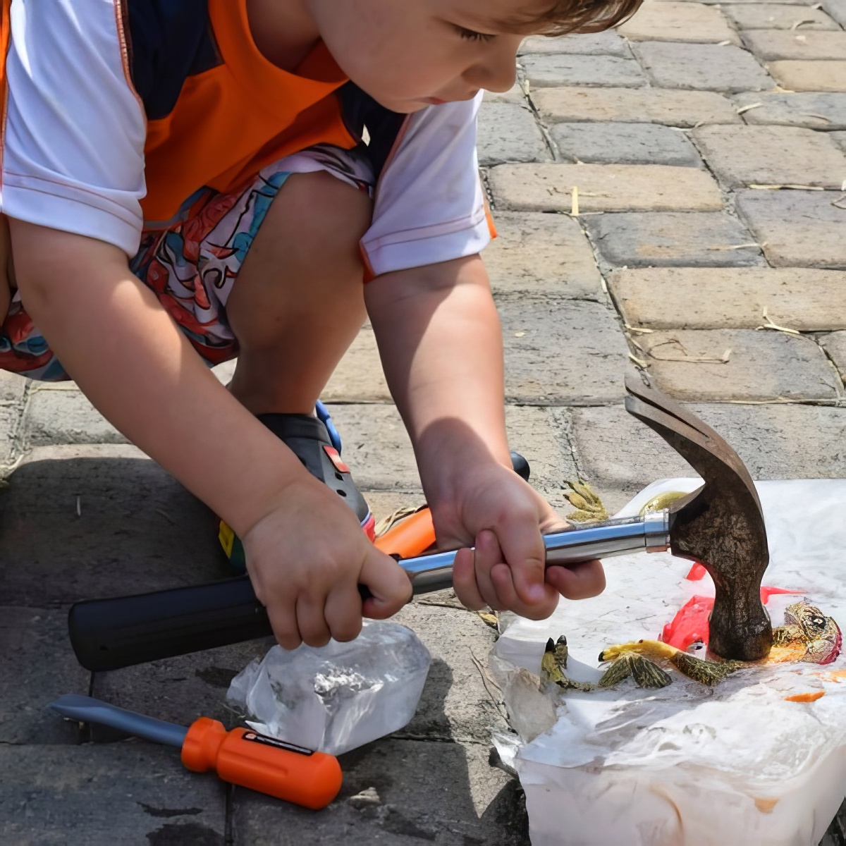 Enjoy the dinosaur hunt with your your kids as you do this dinosaur hunt activity this summer!