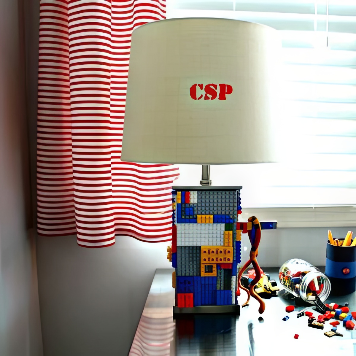 Lego Lamp, creative lego lamp