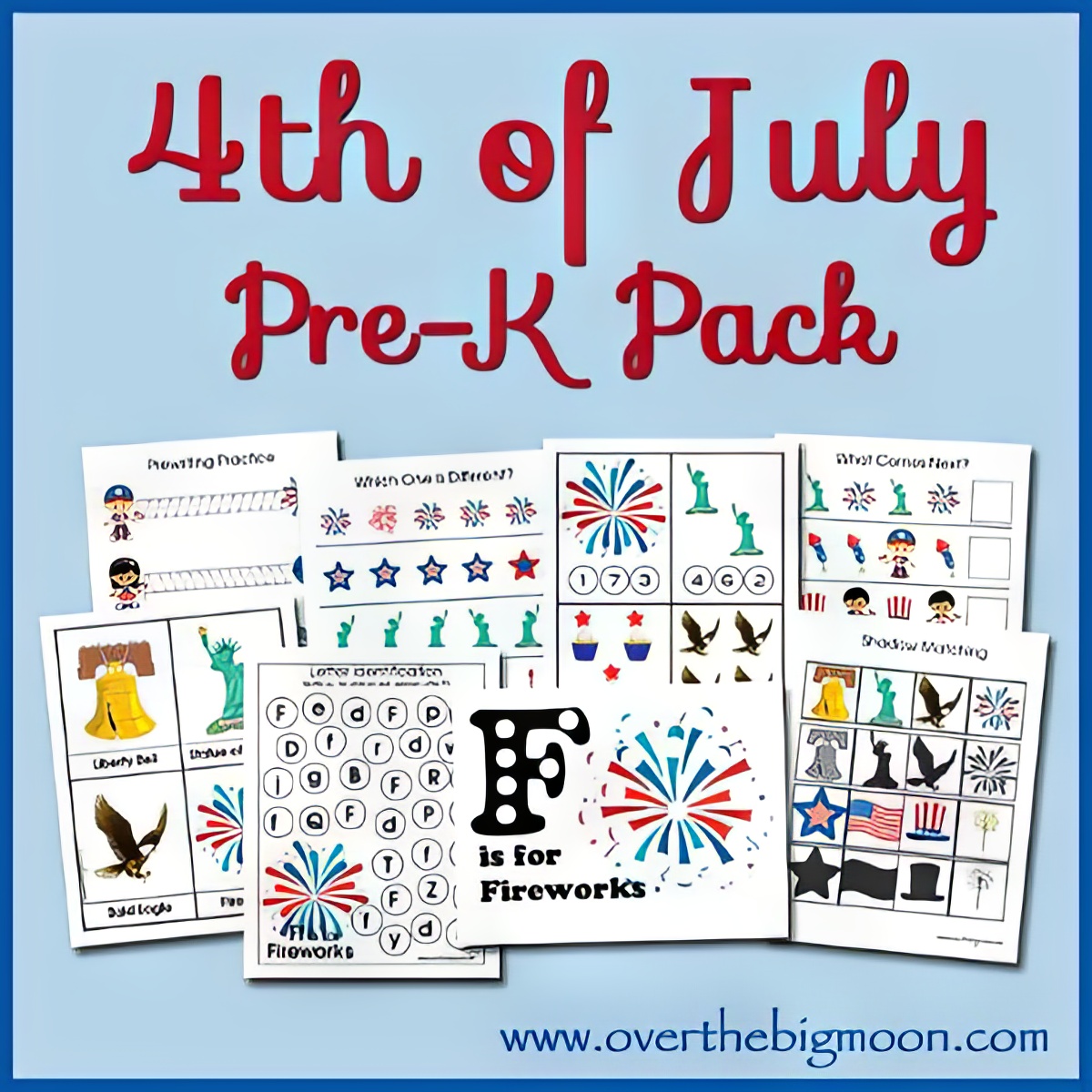 4th of July Pre-K Pack