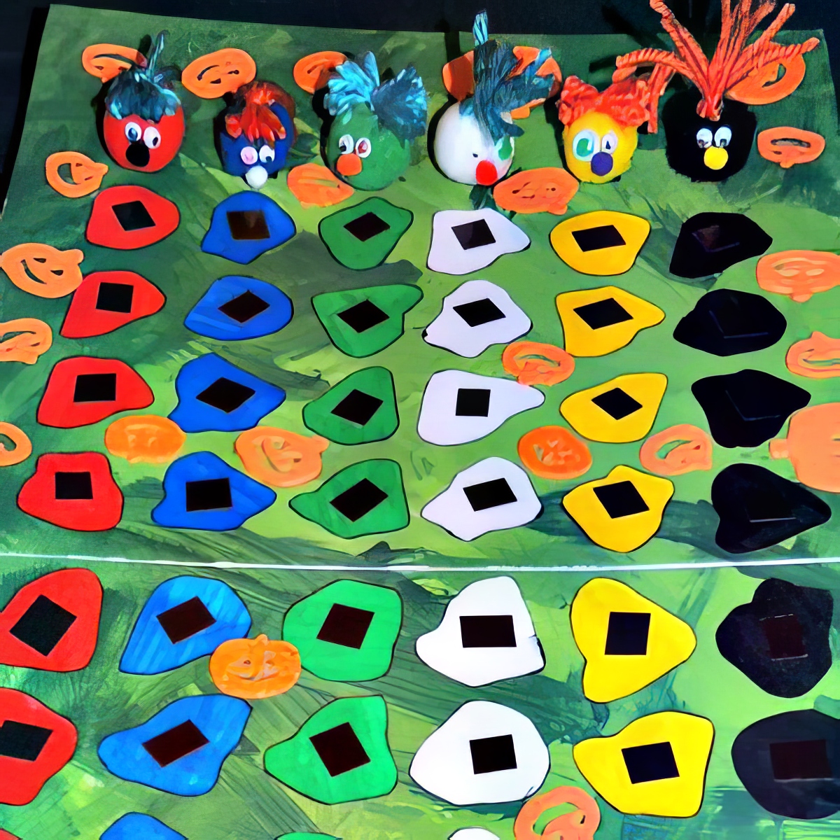 DIY monster race game stones, Fun Halloween Activities For 3-Year-Olds