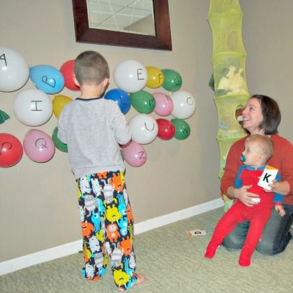 balloon pop, Letter Learning Activities For Preschoolers