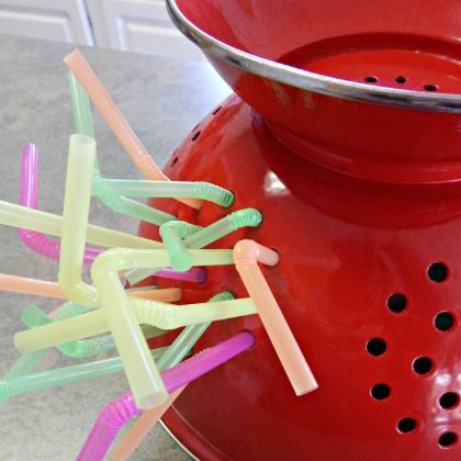 Fine Motor Practice with Straws - Get Ready for K Through Play - Mess for  Less