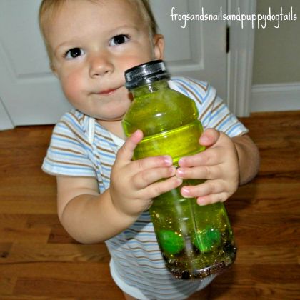 sensory bottle, Fun Halloween Activities For Toddlers