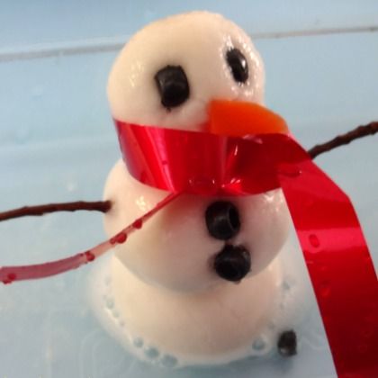 fizzy melting snowman, Snow-Themed Science Activities