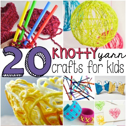 20 knotty yarn crafts for kids