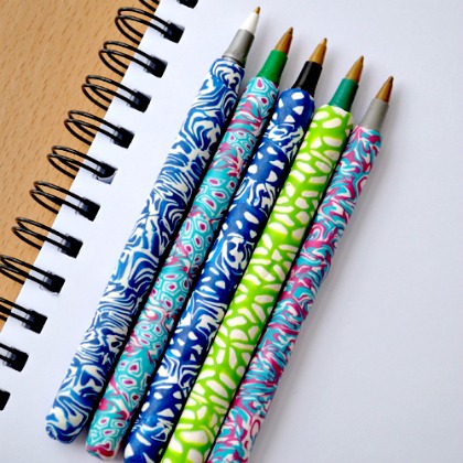 CLAY COVERED PENS