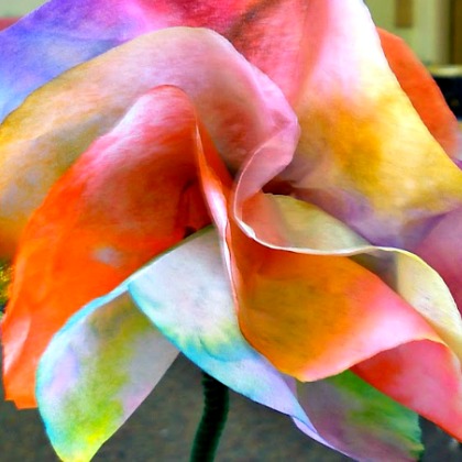 COFFEE FILTER FLOWER, Colorful and Fabulous Flower Activities for Kids!