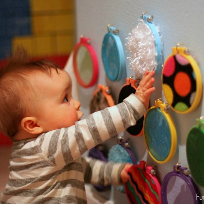 DIY SENSORY WALL, Engaging Activities For Babies