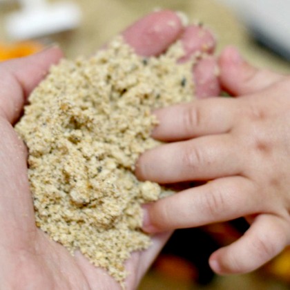 EDIBLE SAND, Engaging Activities For Babies