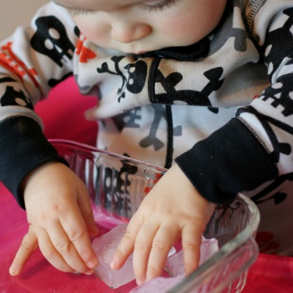 ICE SENSORY PLAY, Engaging Activities For Babies