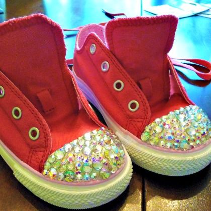 SWAROVSKI SHOES, Cool Upcycled Sneaker Ideas