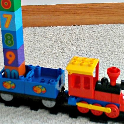 Train Track Number, Number Learning Activities For Preschoolers