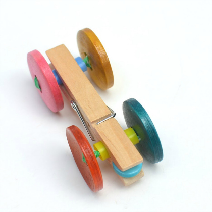 button car, Super Cute Button Crafts for preschoolers