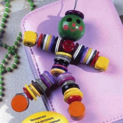 button man, Super Cute Button Crafts for preschoolers