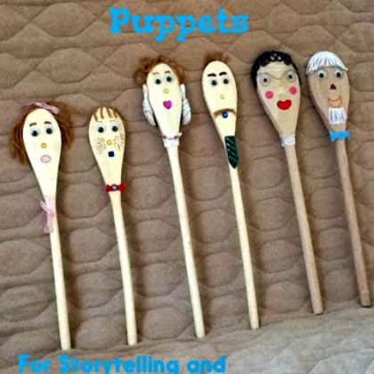 Family is Love. Enjoyed playing with my Simple Spoon Family Puppets.