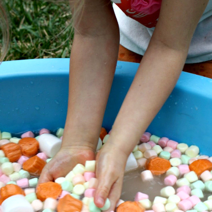 sensory play, marshmallow activities, Yummy marshmallow activities for kids of all ages