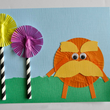 Lorax-Cupcake Liners-craft-play-ideas-for kids-of-all-ages-easy-diy