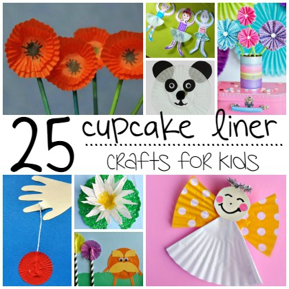 cupcake liner crafts for kids