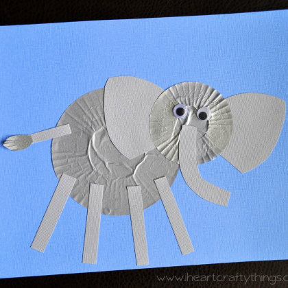 Paper Plate Elephant Kids Craft Crafty Morning