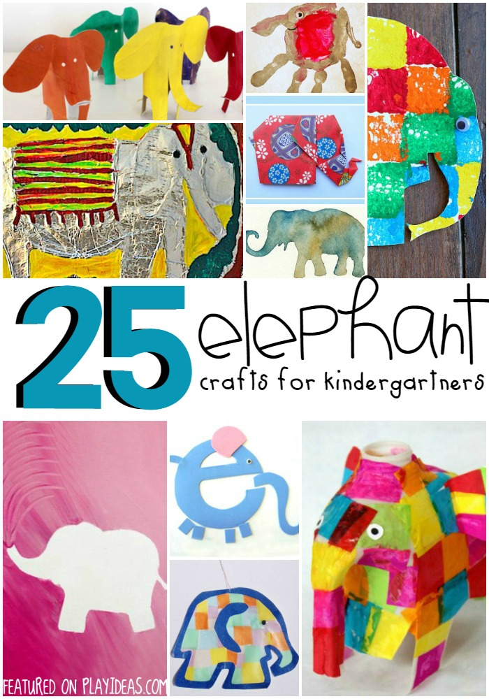 elephant crafts for kindergarteners