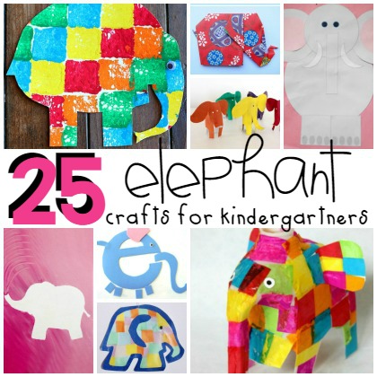 elephant crafts for kindergarteners