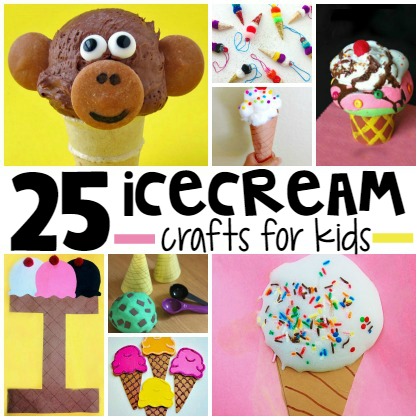 ice cream crafts for kids!