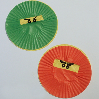 ninjago-Cupcake Liners-craft-play-ideas-for kids-of-all-ages-easy-diy