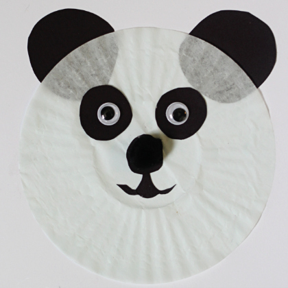 panda-Cupcake Liners-craft-play-ideas-for kids-of-all-ages-easy-diy