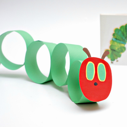 Caterpillar Circles of Paper Craft for preschoolers!