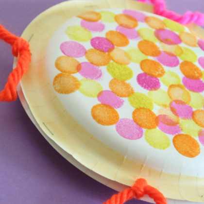 paper plate tambourine