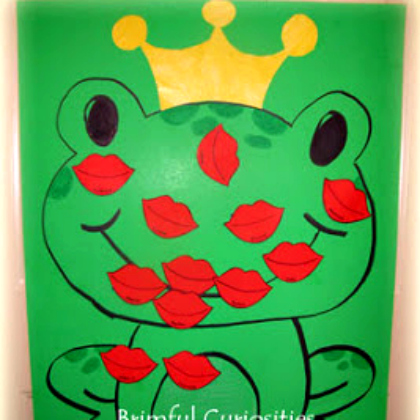 princess and the frog craft for preschoolers!