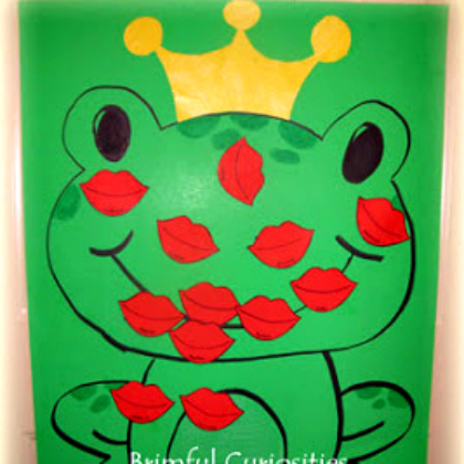 princess and the frog craft for preschoolers!