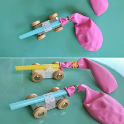 race cars, Silly Straw Activities for 5-Year-Olds