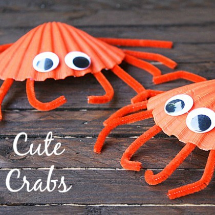 shell crabs, Under the Sea Crafts for Kids