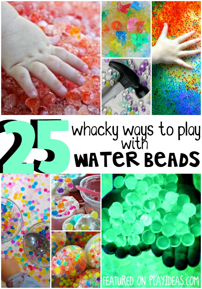 whacky ways to play with water beads