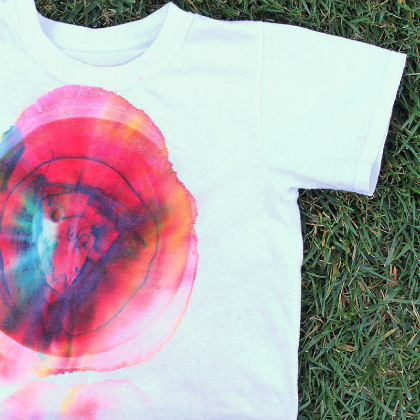 sharpie tee shirt 25 groovy colorful tie dye art crafts for kids toddlers preschoolers