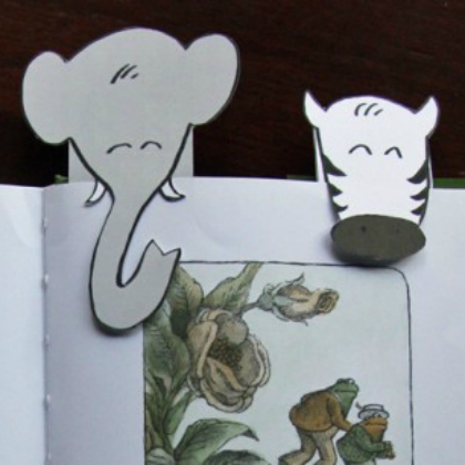Have fun using creating and using these animal bookmarks with your kids! 