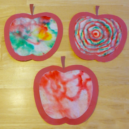 coffee filter apples