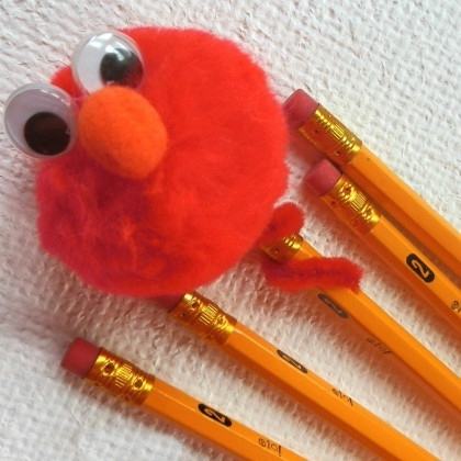 elmo topper, playful pencil toppers for kids