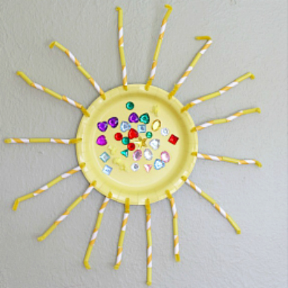 fine motor skills straw sun