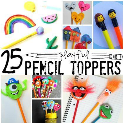 playful pencil toppers
