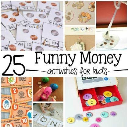 funny money activities for kids