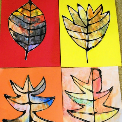 black glue leaves, Fall Leaf Crafts for Preschoolers, autumn art ideas, fall art projects, crafts for kids, leaf arts, fall leaf arts for kids, activities for preschoolers