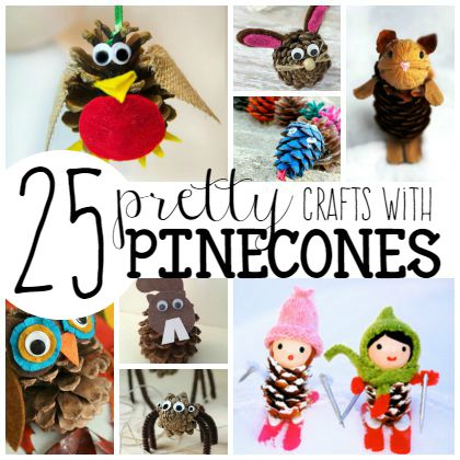 pinecone crafts for kids
