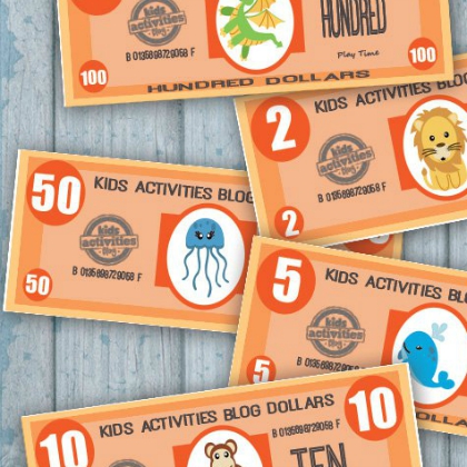 printable play money, Fun Money Activities for Kids