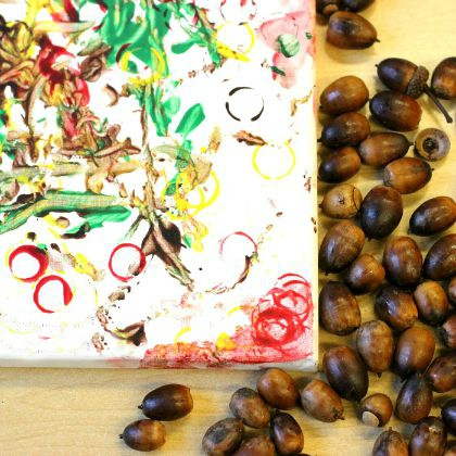 Acorn Process Art (Fun-a-Day)